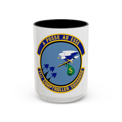 71st Comptroller Squadron (U.S. Air Force) Accent Coffee Mug