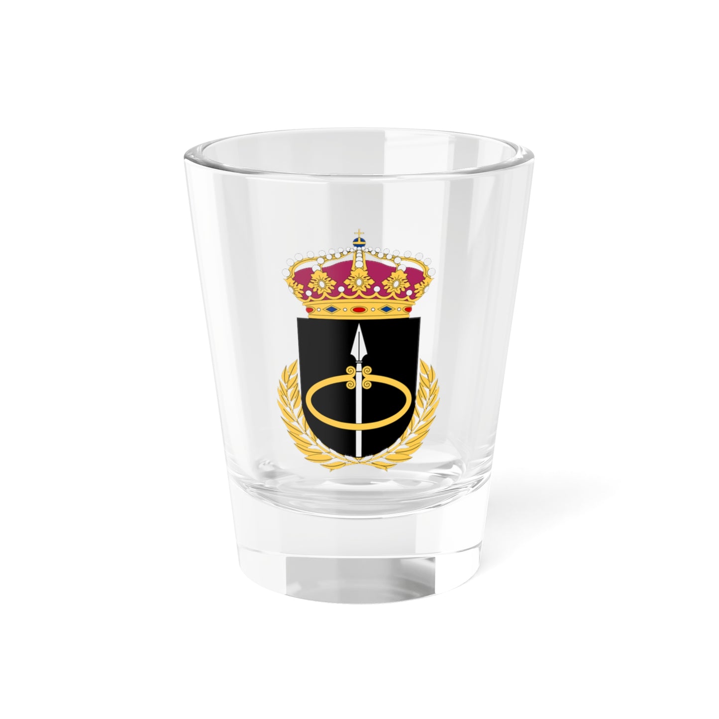 Markstridsskolan vapen (Sweden) (Coat of Arms) Shot Glass 1.5oz