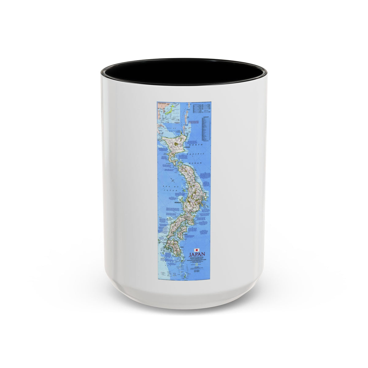 Japan (1984) (Map) Accent Coffee Mug