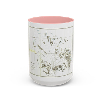 Alaska - Muir Glacier (1890) (Map) Accent Coffee Mug