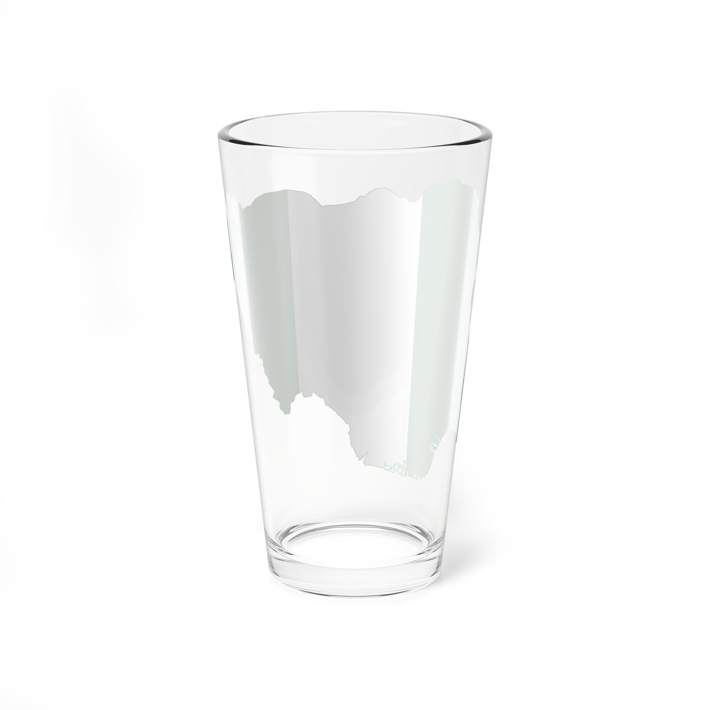 Flag map of Nigeria (Niger) Pint Glass 16oz