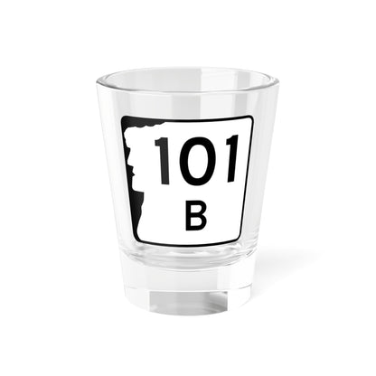 NH Route 101B (New Hampshire) (Road Sign) Shot Glass 1.5oz