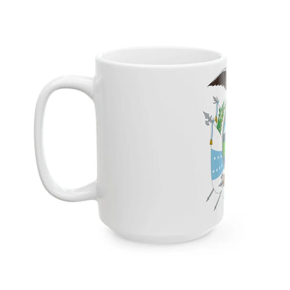 Coat of arms of Ecuador (1845) - White Coffee Mug-Go Mug Yourself