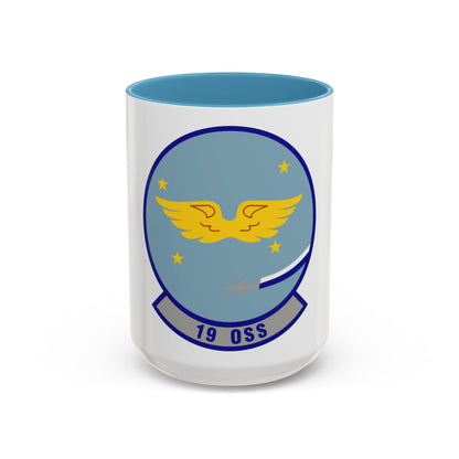 19th Operations Support Squadron (U.S. Air Force) Accent Coffee Mug