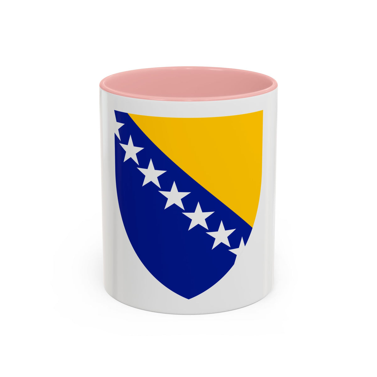 Coat of arms of Bosnia and Herzegovina - Accent Coffee Mug