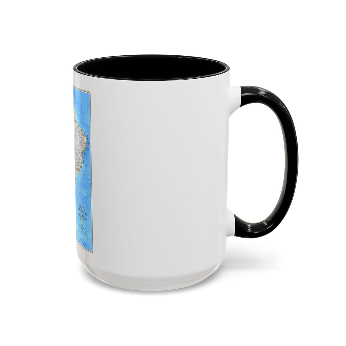 South America (1992) (Map) Accent Coffee Mug