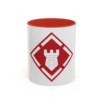 20th Engineer Brigade (U.S. Army) Accent Coffee Mug