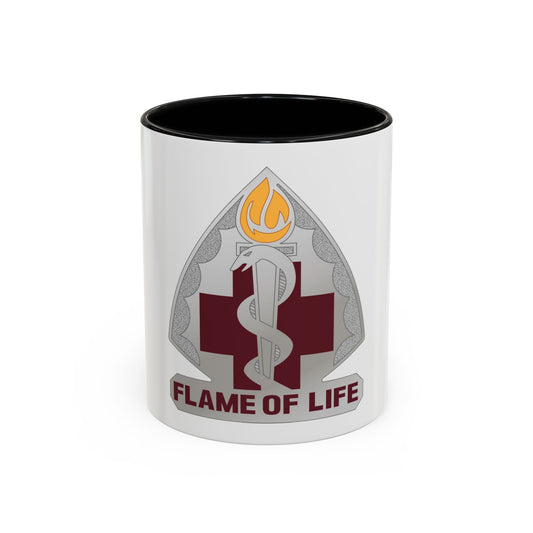 818 Medical Battalion (U.S. Army) Accent Coffee Mug