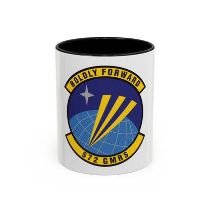 572d Global Mobility Readiness Squadron (U.S. Air Force) Accent Coffee Mug