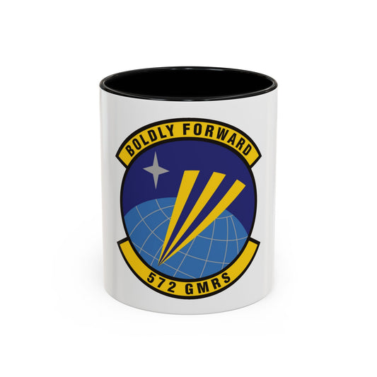 572d Global Mobility Readiness Squadron (U.S. Air Force) Accent Coffee Mug