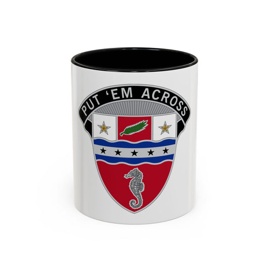 1st Engineer Brigade (U.S. Army) Accent Coffee Mug
