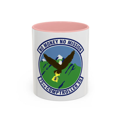 75th Comptroller Squadron (U.S. Air Force) Accent Coffee Mug