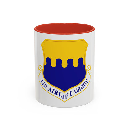 43d Airlift Group (U.S. Air Force) Accent Coffee Mug