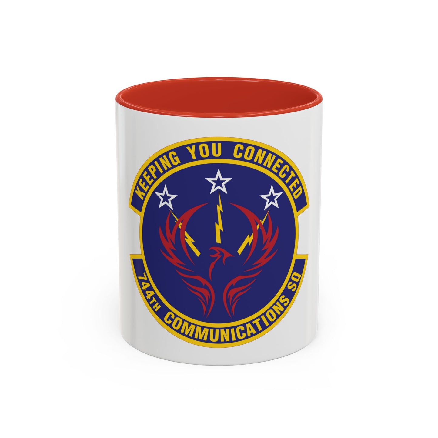 744th Communications Squadron (U.S. Air Force) Accent Coffee Mug
