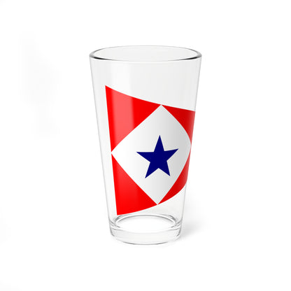Burgee of Cercle de la Voile de Paris (France) Pint Glass 16oz