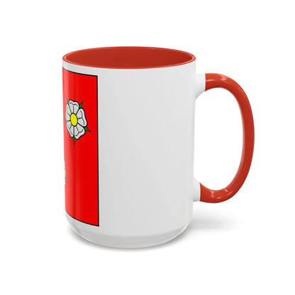 Flag of Autafond Switzerland - Accent Coffee Mug-Go Mug Yourself