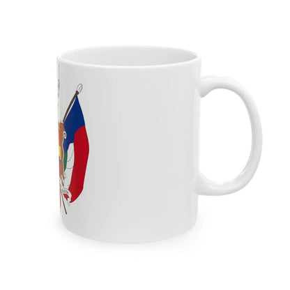 Coat of arms of the Nieuwe Republiek - White Coffee Mug-Go Mug Yourself