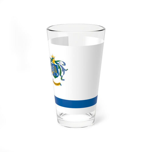 Flag of Boldogasszonyfa (Hungary) Pint Glass 16oz