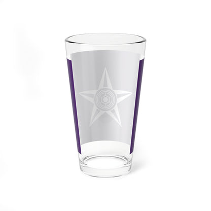Flag of Higashikawa Hokkaido (Japan) Pint Glass 16oz