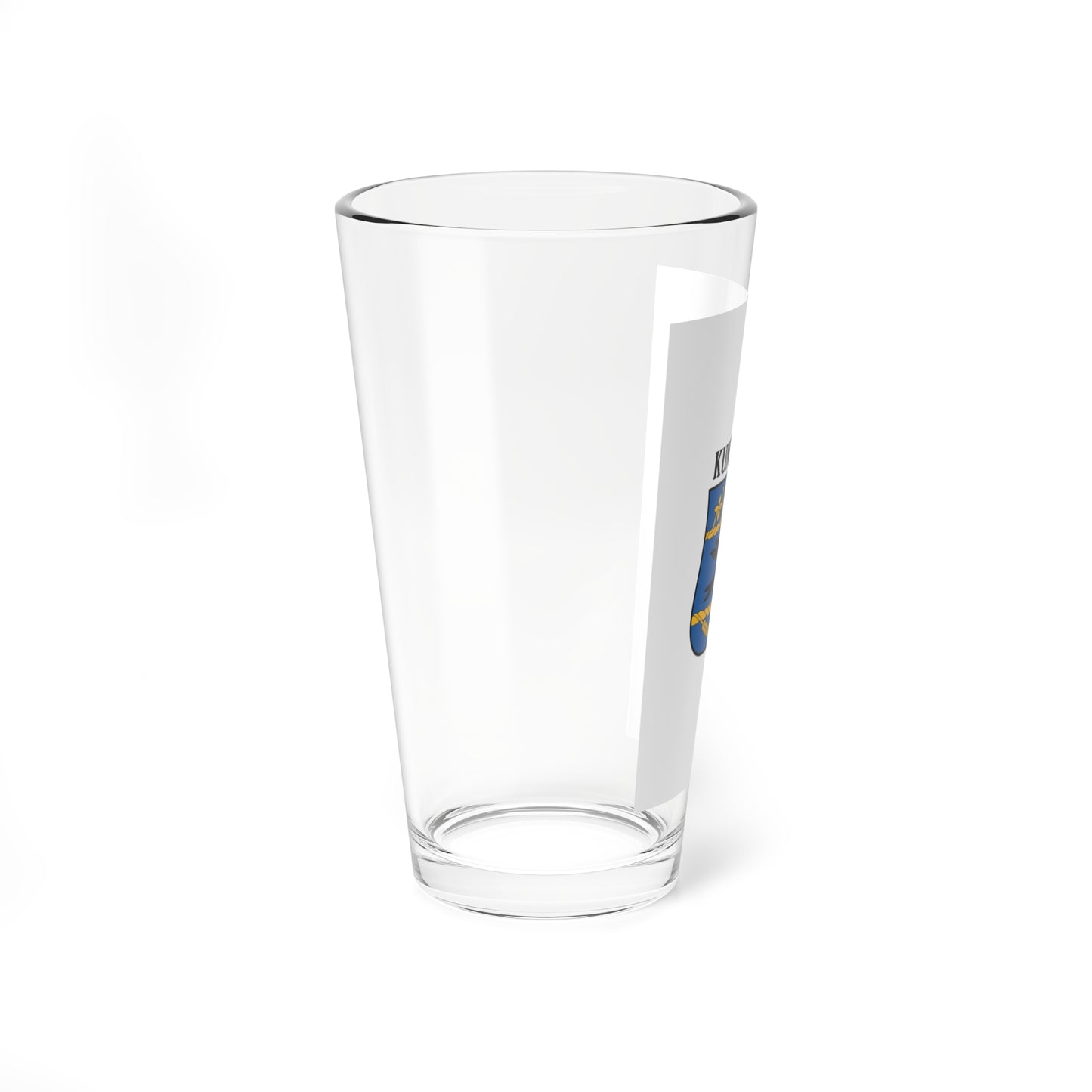 Flag of Kunpeszer vertical (Hungary) Pint Glass 16oz