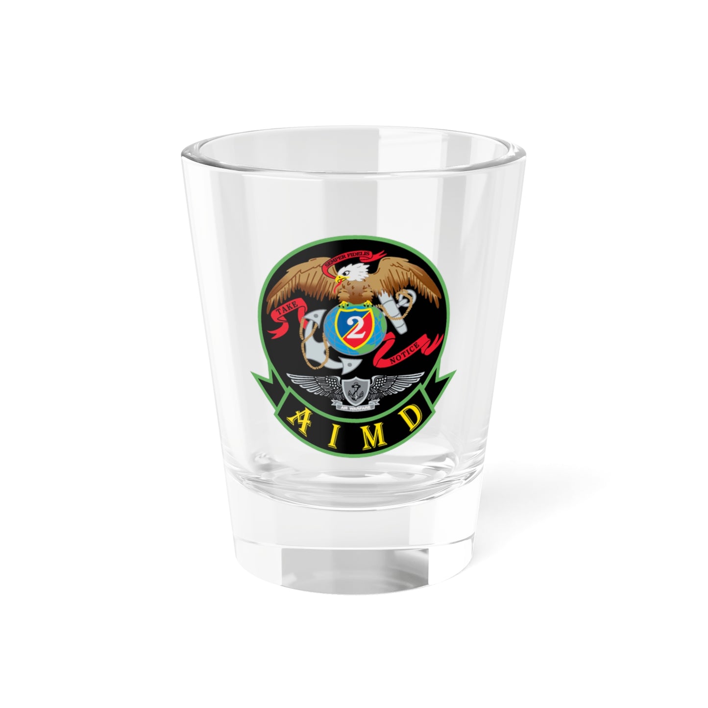 AIMD Two (U.S. Navy) Shot Glass 1.5oz