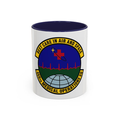 460th Medical Operations Squadron (U.S. Air Force) Accent Coffee Mug
