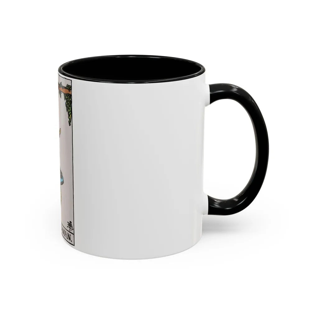 The Hanged Man (Tarot Card) Accent Coffee Mug-Go Mug Yourself