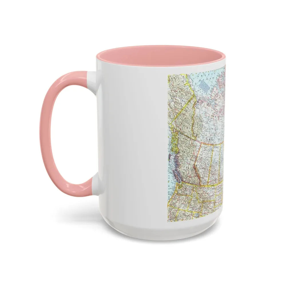 Canada (1961) (Map) Accent Coffee Mug-Go Mug Yourself