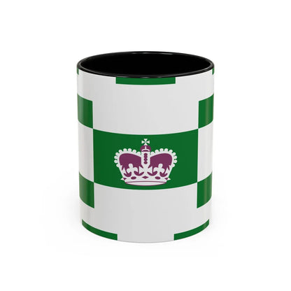 Flag of Charlottetown Canada - Accent Coffee Mug-11oz-Black-Go Mug Yourself