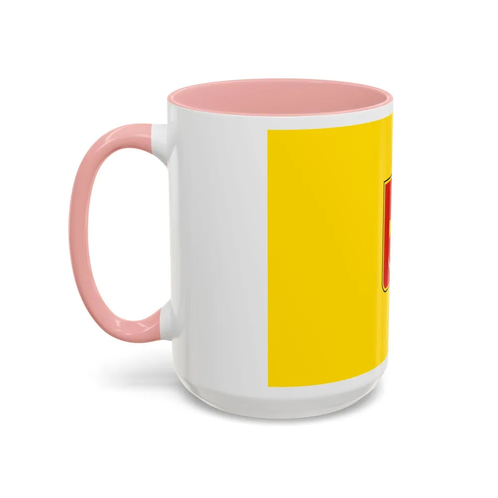 Flag of Konotop Ukraine - Accent Coffee Mug-Go Mug Yourself