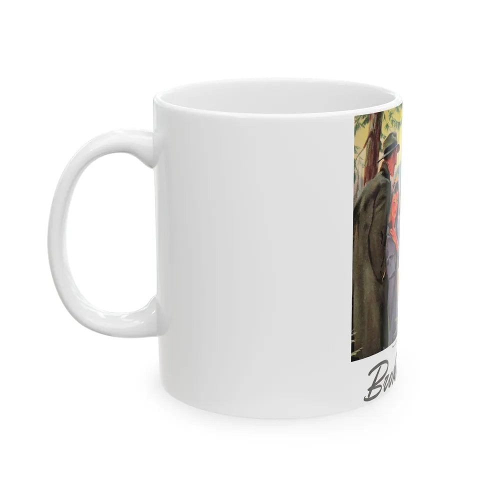 Broken River, Liberty, September 18, 1943 - White Coffee Mug-Go Mug Yourself