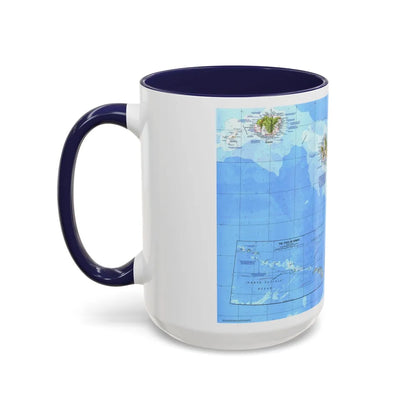 USA - Hawaii (1976) (Map) Accent Coffee Mug-Go Mug Yourself