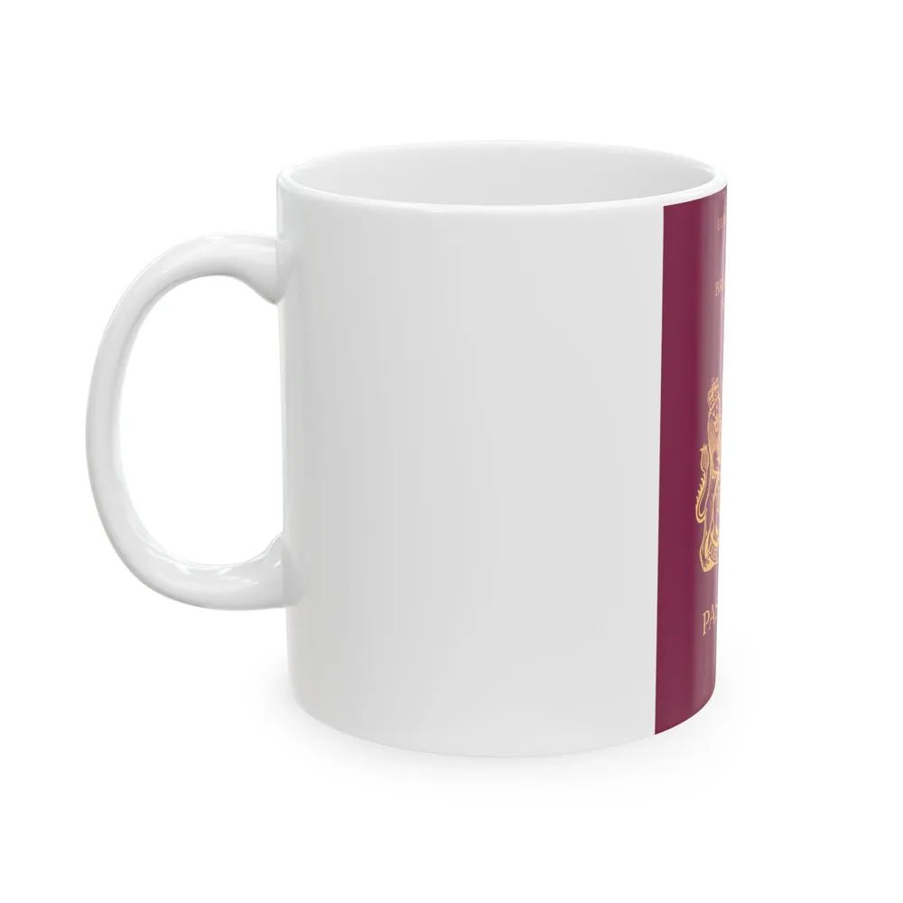 Isle Of Man Passport - White Coffee Mug-Go Mug Yourself