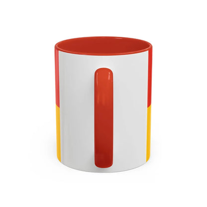 Flag of Euskirchen Germany - Accent Coffee Mug-Go Mug Yourself