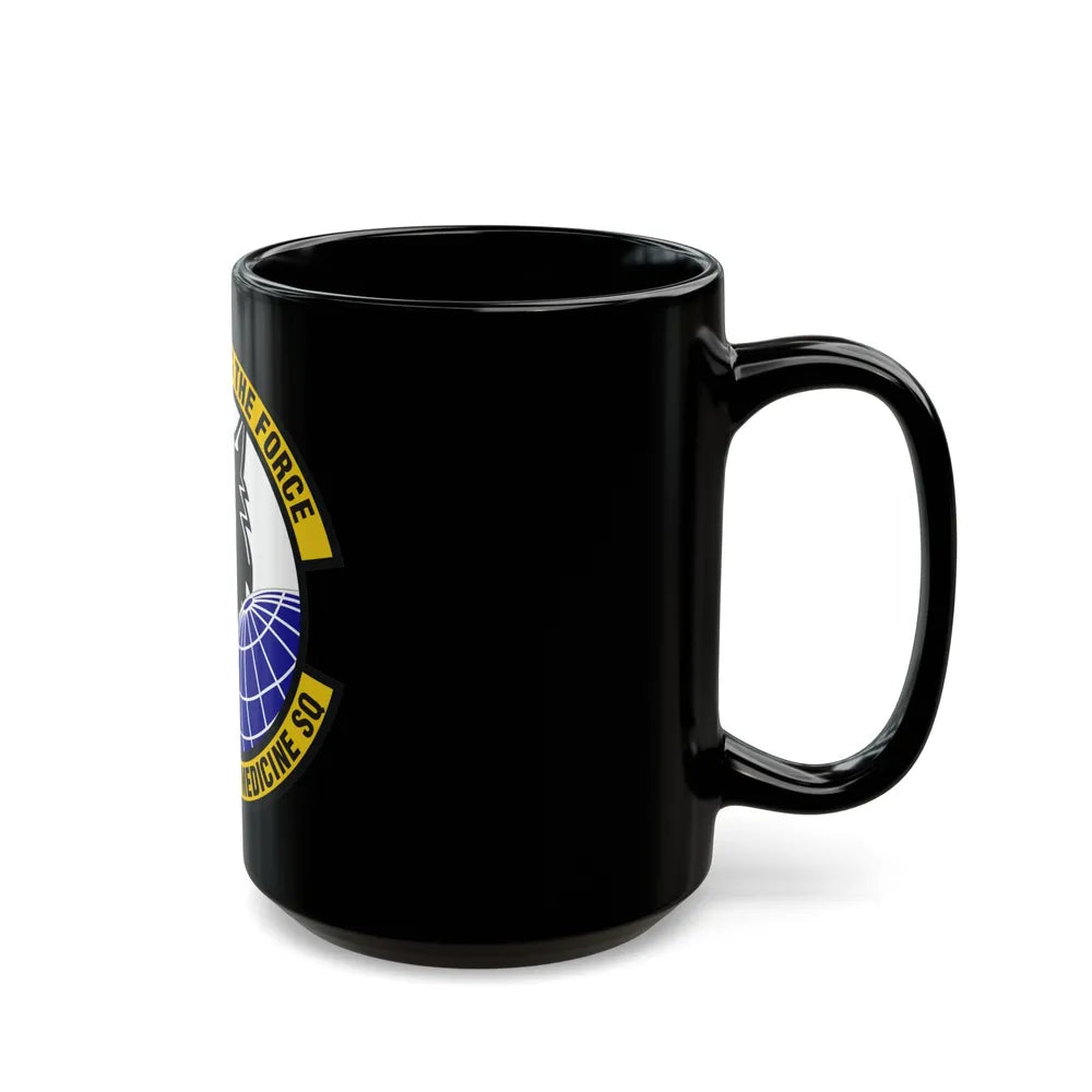 87th Aerospace Medicine Squadron (U.S. Air Force) Black Coffee Mug-Go Mug Yourself