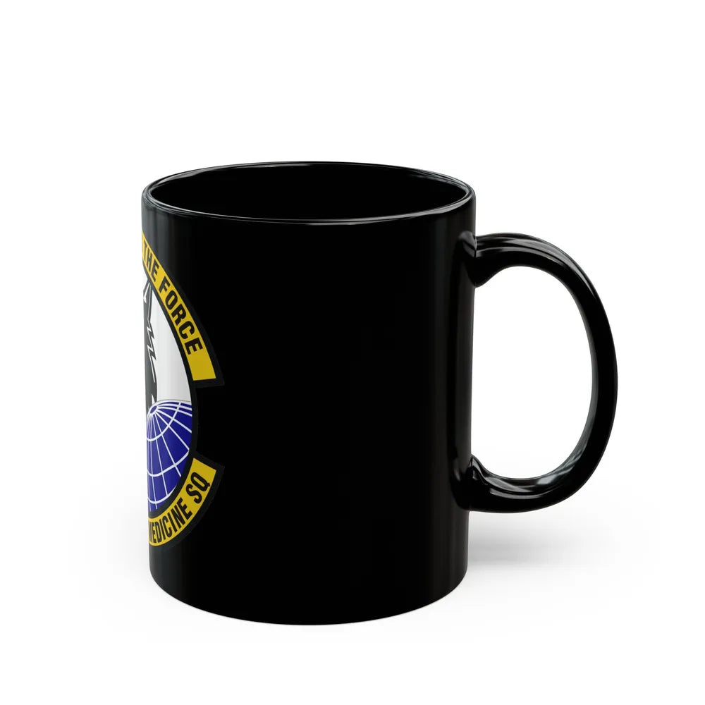 87th Aerospace Medicine Squadron (U.S. Air Force) Black Coffee Mug-Go Mug Yourself