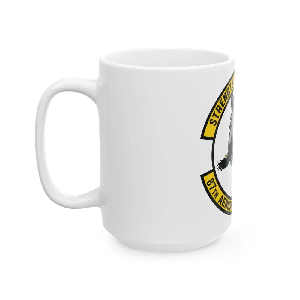 87th Aerospace Medicine Squadron (U.S. Air Force) White Coffee Mug-Go Mug Yourself