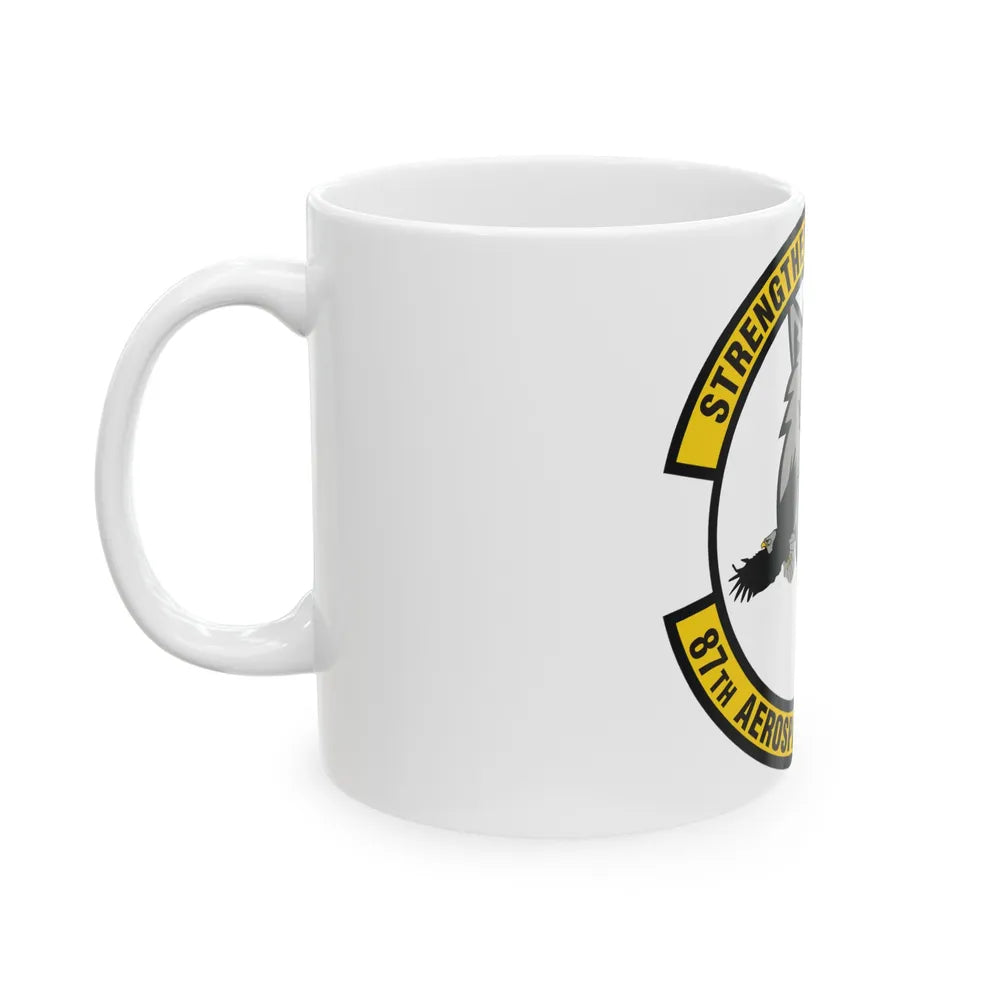 87th Aerospace Medicine Squadron (U.S. Air Force) White Coffee Mug-Go Mug Yourself