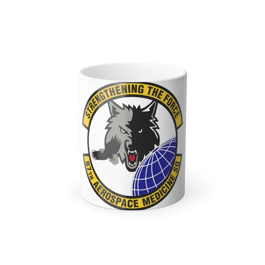 87th Aerospace Medicine Squadron (U.S. Air Force) Color Changing Mug 11oz - Go Mug Yourself