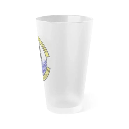 87th Aerospace Medicine Squadron (U.S. Air Force) Frosted Pint Glass 16oz - Go Mug Yourself
