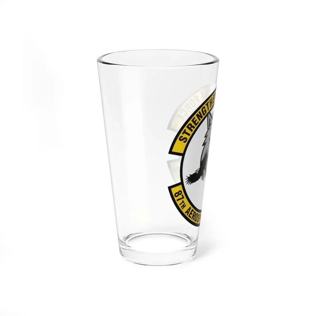 87th Aerospace Medicine Squadron (U.S. Air Force) Pint Glass 16oz - Go Mug Yourself