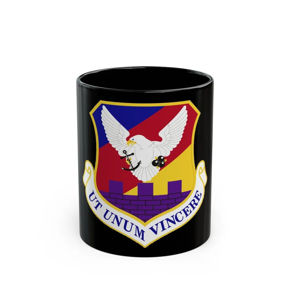 87th Air Base Wing Emblem (U.S. Air Force) Black Coffee Mug-11oz-Go Mug Yourself