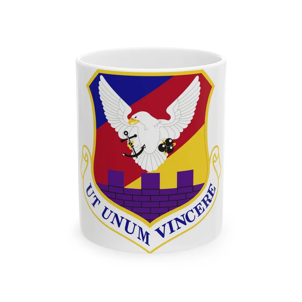 87th Air Base Wing Emblem (U.S. Air Force) White Coffee Mug-11oz-Go Mug Yourself