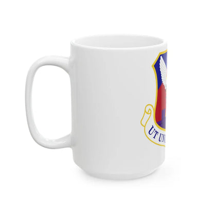 87th Air Base Wing Emblem (U.S. Air Force) White Coffee Mug-Go Mug Yourself