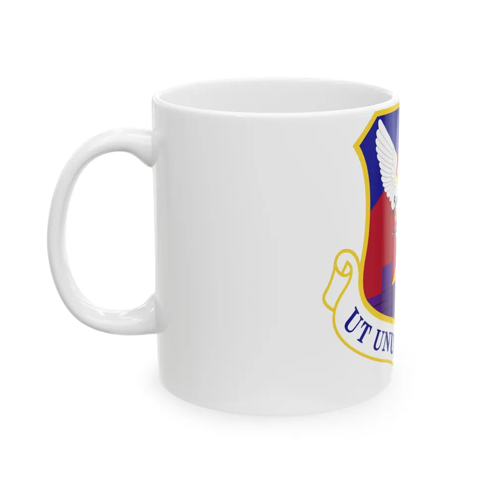 87th Air Base Wing Emblem (U.S. Air Force) White Coffee Mug-Go Mug Yourself