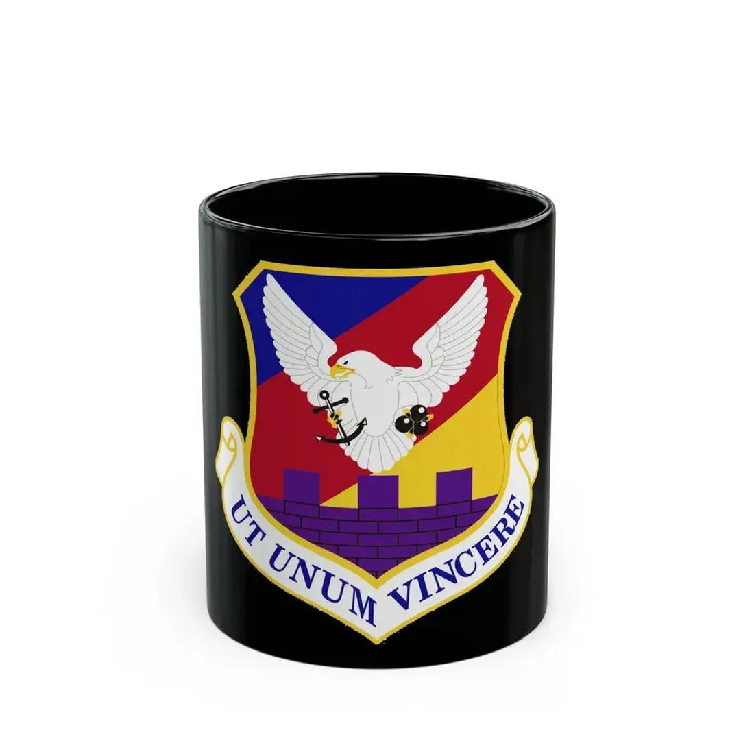 87th Air Base Wing Emblem (U.S. Air Force) Black Coffee Mug - Go Mug Yourself