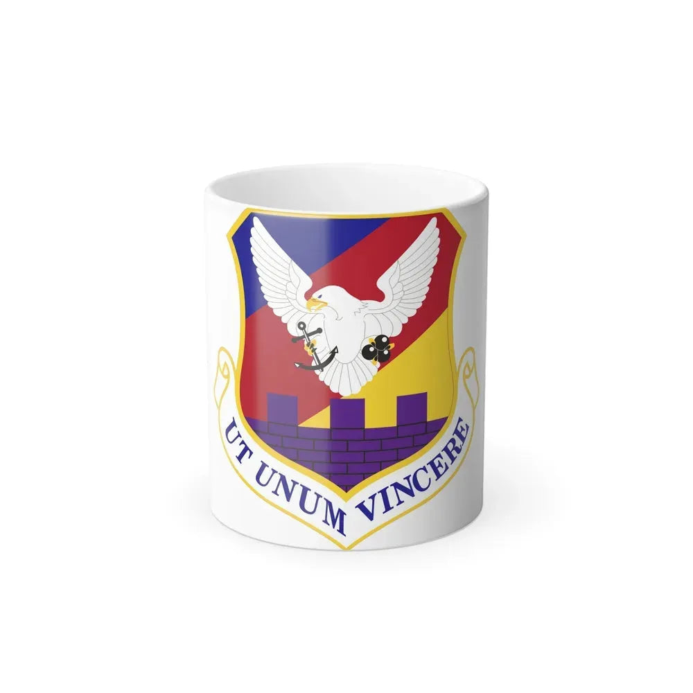 87th Air Base Wing Emblem (U.S. Air Force) Color Changing Mug 11oz - Go Mug Yourself