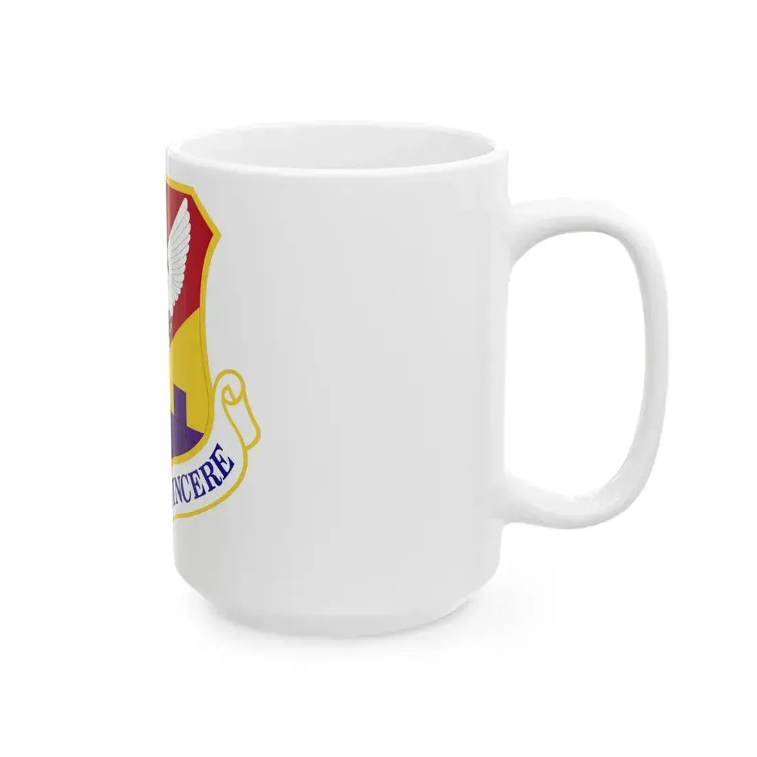 87th Air Base Wing Emblem (U.S. Air Force) White Coffee Mug - Go Mug Yourself