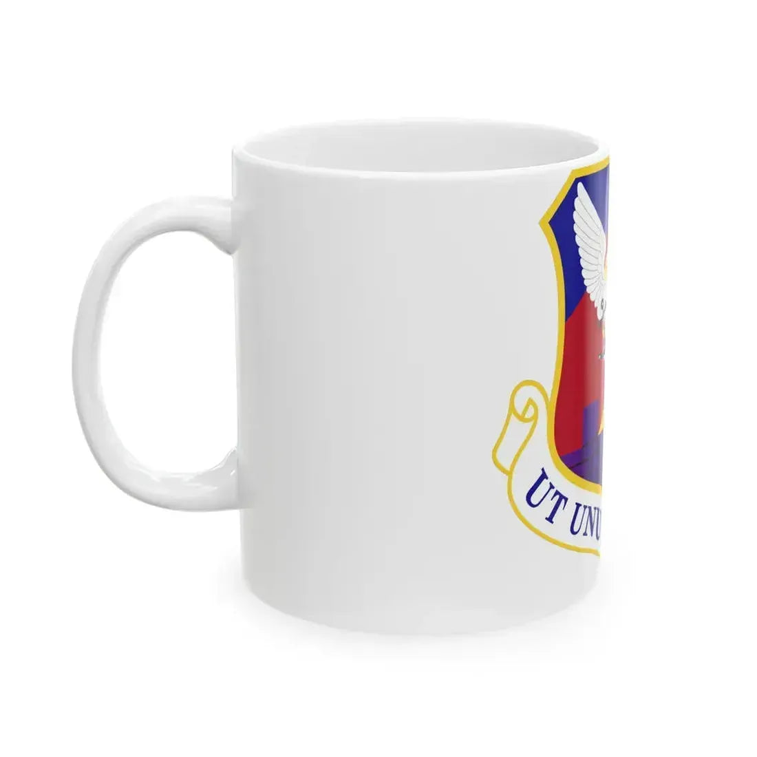 87th Air Base Wing Emblem (U.S. Air Force) White Coffee Mug - Go Mug Yourself