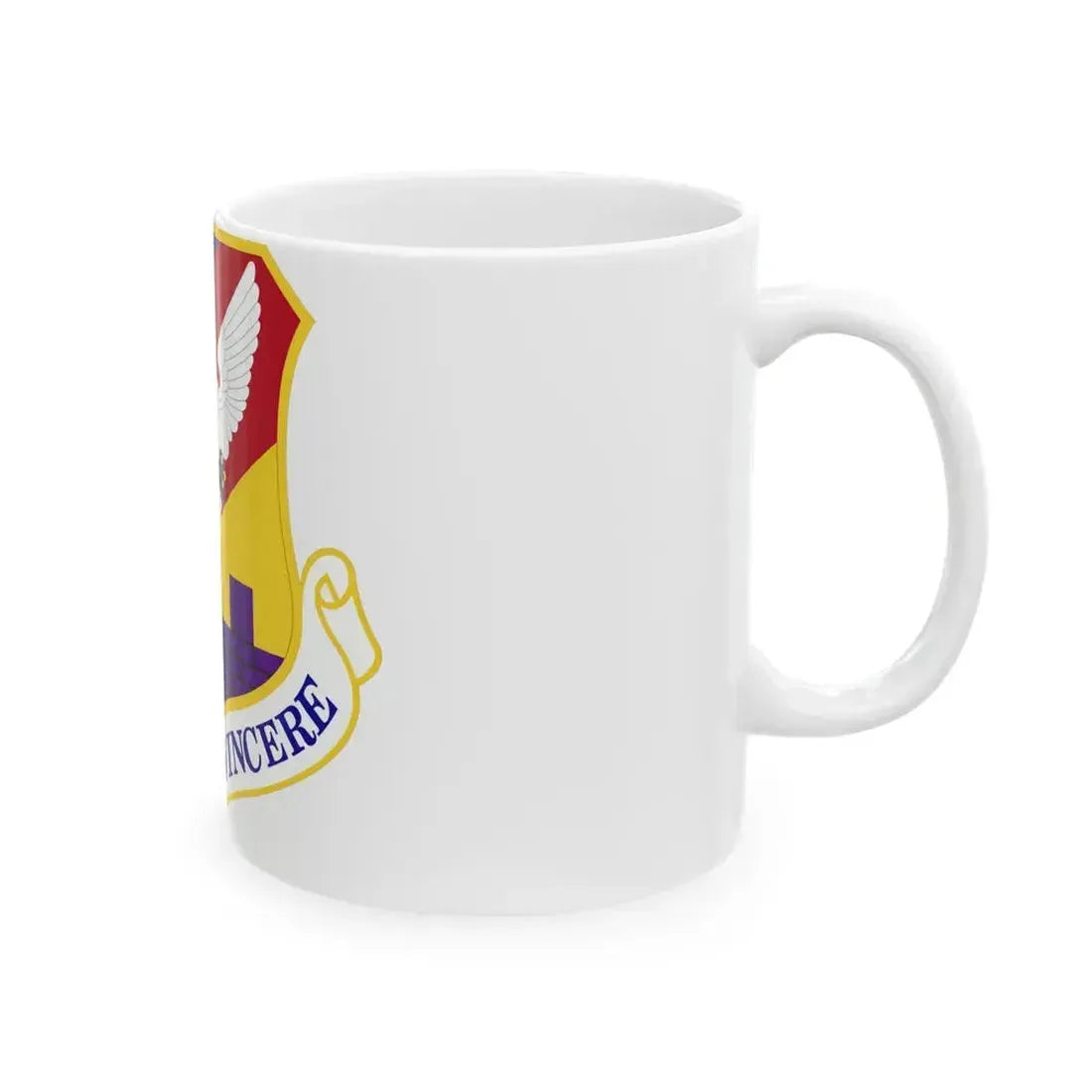 87th Air Base Wing Emblem (U.S. Air Force) White Coffee Mug - Go Mug Yourself